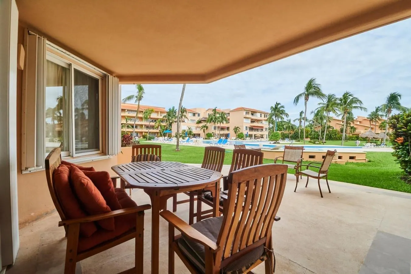 Beachfront Appt With Amazing Pool In Pto Aventuras 푸에르토 아벤투라스 아파트